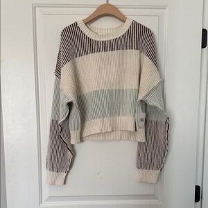 Altar'd State Multicolor Striped Sweater